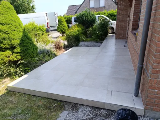 Pose de carrelage terrasse sur Beuvry-la-forêt, Orchies, M.D Finitions