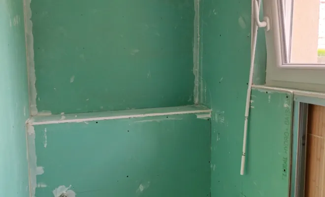 Construction d'un coffre pour cacher les évacuation WC