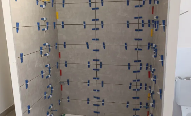 Pose de carrelage 30*60 pour Salle De Bain à FENAIN, Orchies, M.D Finitions