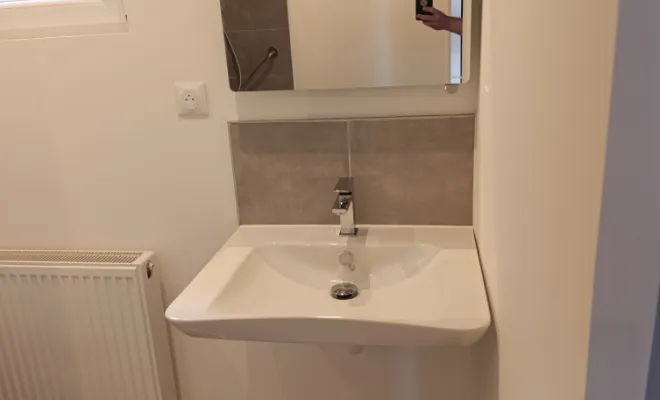 Pose de carrelage 30*60 pour Salle De Bain à FENAIN, Orchies, M.D Finitions